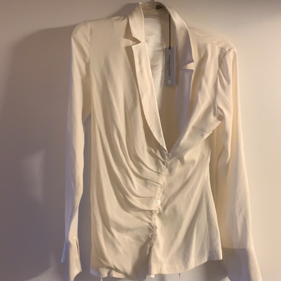 Tiziano Zorzan silk satin blouse - Picture 2 of 14
